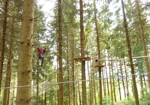 Accrobranche au col de Marcieu (Chartreuse)